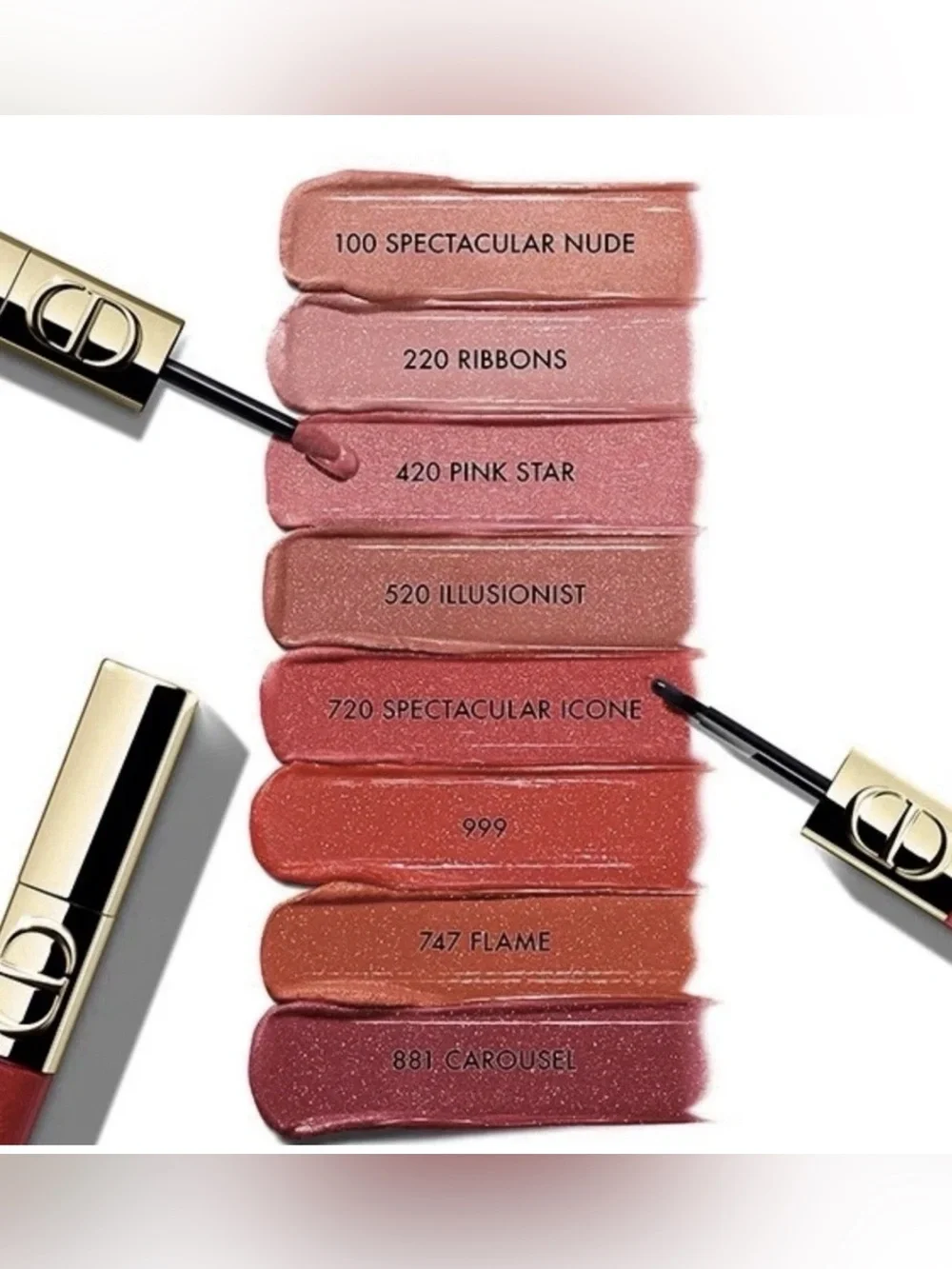 Rouge Dior Sequin Duo Lipstick 420 Pink Star Full Size 2025 Limited Edition 🌸